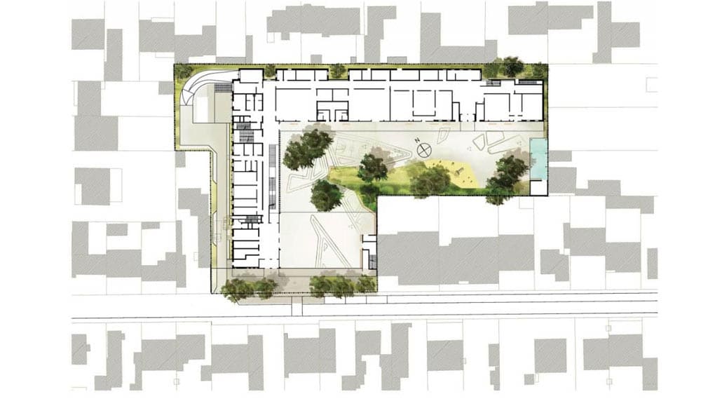 Drancy-Ecole-Plan rez-de-chaussée-1030x582