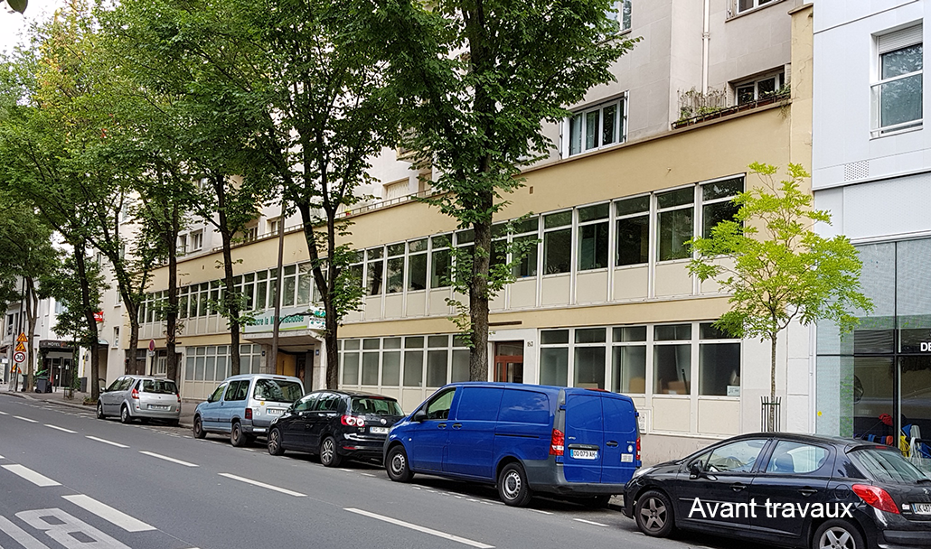 Mucoviscidose-facade avant rue de tolbiac